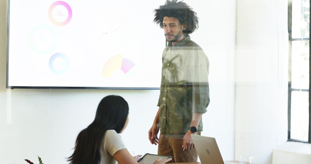 Diverse Professionals in Collaborative Modern Office Meeting