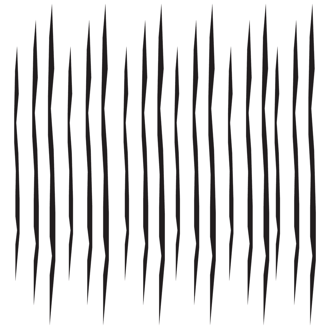 Seamless digital pattern of black lines on transparent background