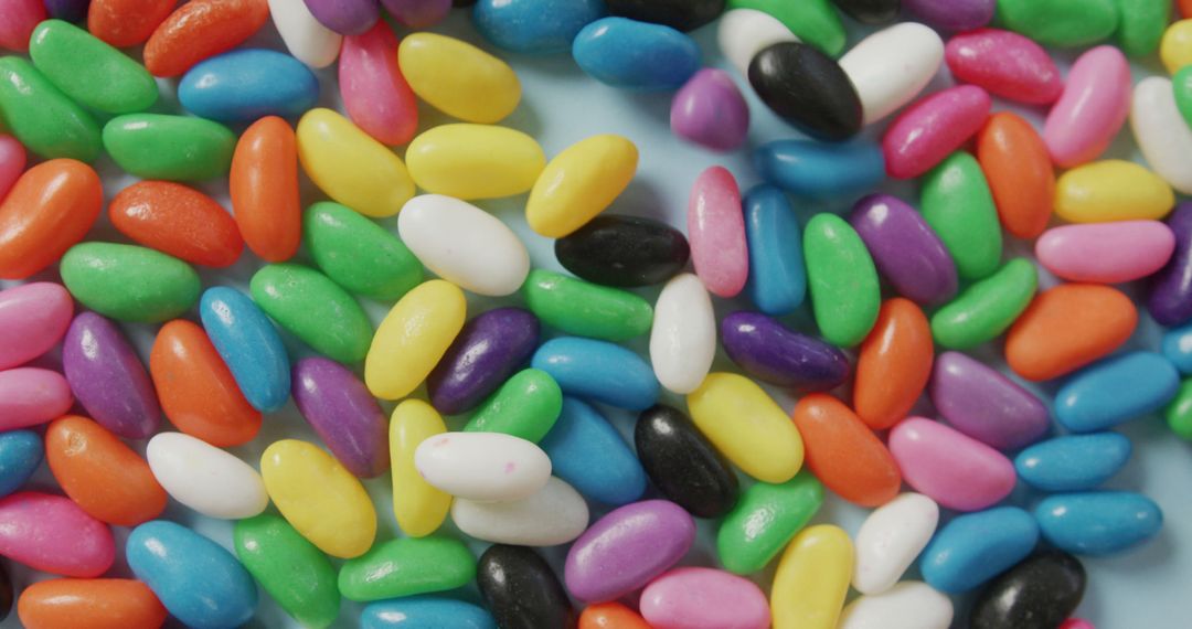 Colorful Jelly Beans in a Variety of Flavors Tightly Packed - Free Images, Stock Photos and Pictures on Pikwizard.com