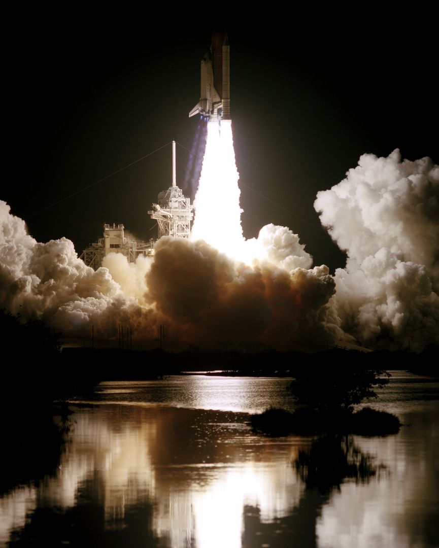 STS-81 launch view - Free Images, Stock Photos and Pictures on Pikwizard.com