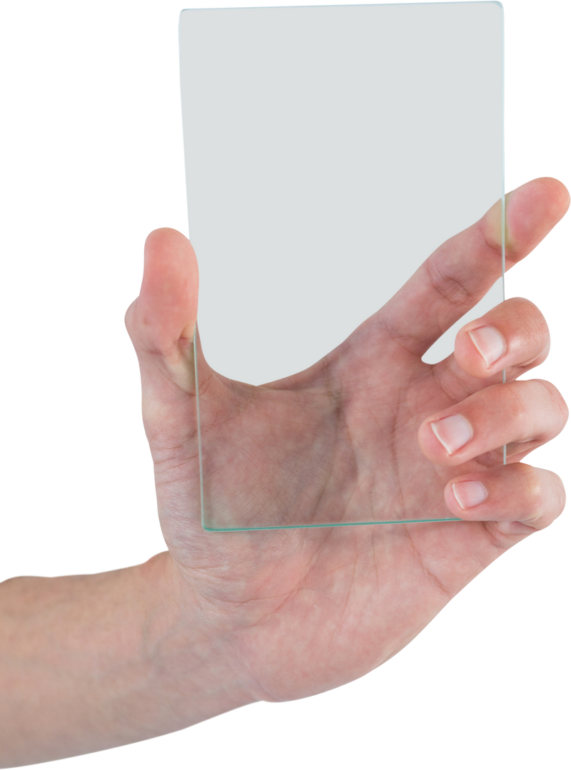 Hand Holding Transparent Futuristic Glass Interface - Download Free Stock Images Pikwizard.com