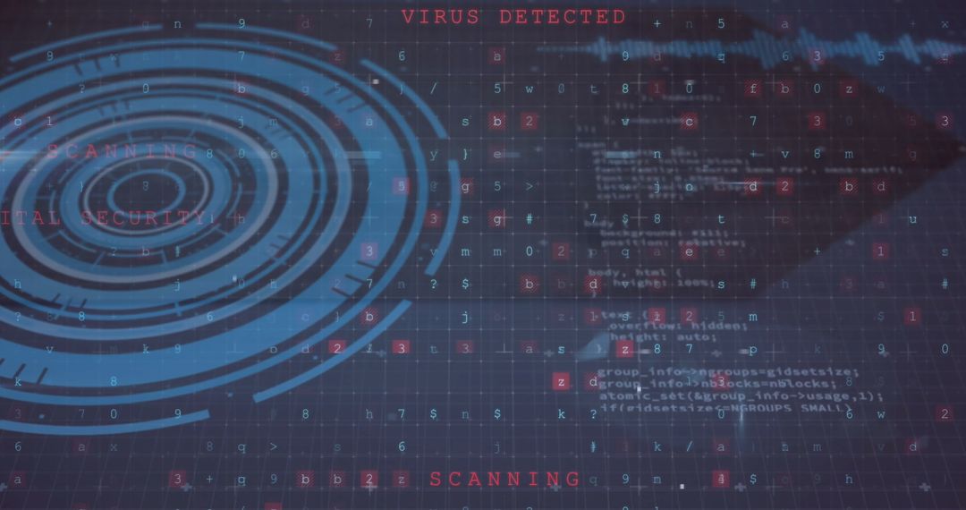digital data security with virus scanning interface - Free Images, Stock Photos and Pictures on Pikwizard.com