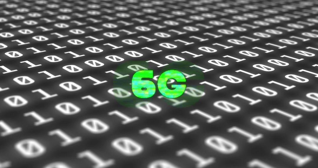 6G Technology Emerging in Digital Binary Code