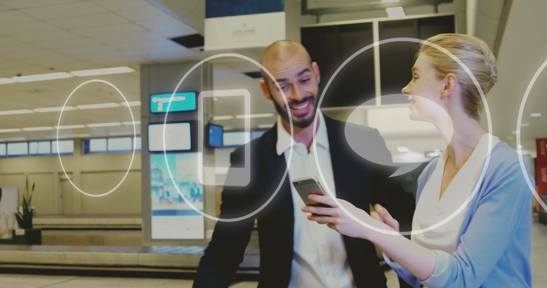 Diverse Business Team Collaborating on Digital Technology