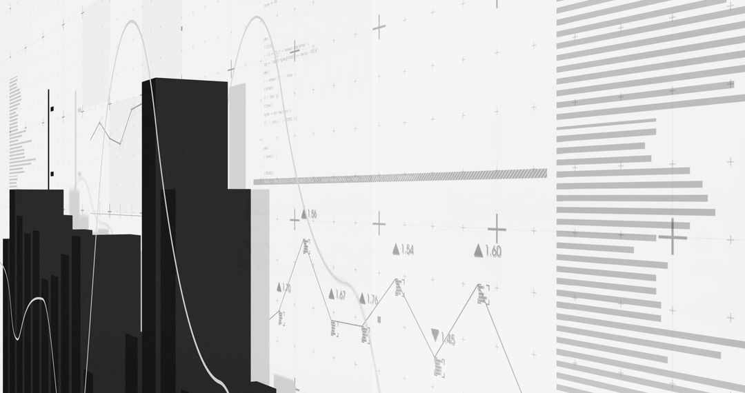 Digitized Financial Data with Graphs and Charts