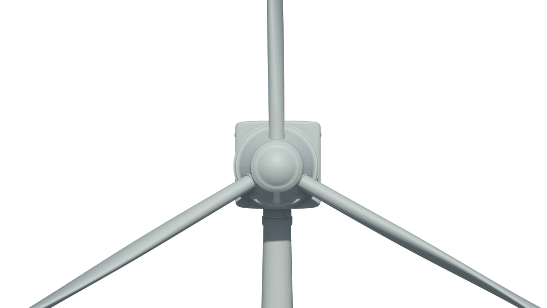 Renewable Energy Wind Turbine Illustration Transparent Background