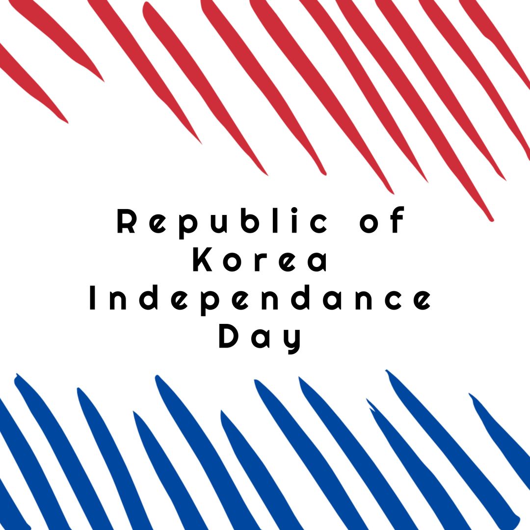 Republic of Korea Independence Day Themed Celebration Template