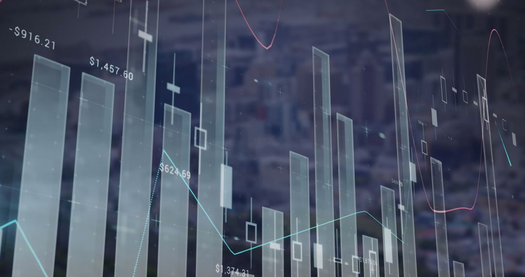 Digital Data Analysis Over City Landscape