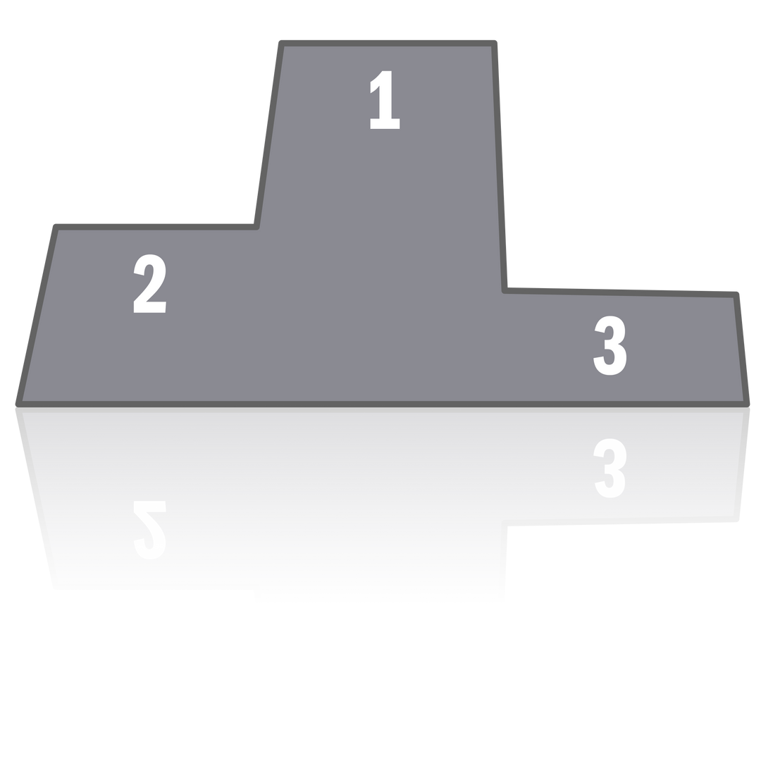 Transparent Podium Vector Illustration with Numbered Sections - Download Free Stock Images Pikwizard.com