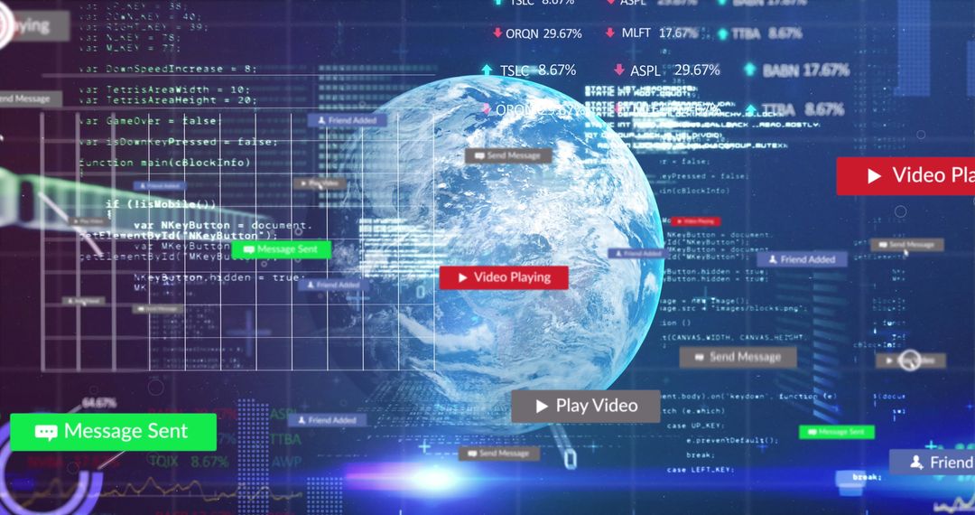 Global Online Communication and Data Interface Concept