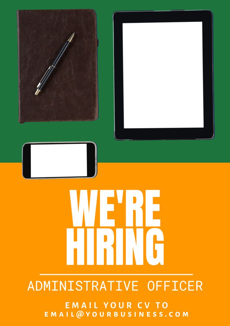 We're Hiring: Administrative Officer Job Opportunity - Download Free Stock Templates Pikwizard.com