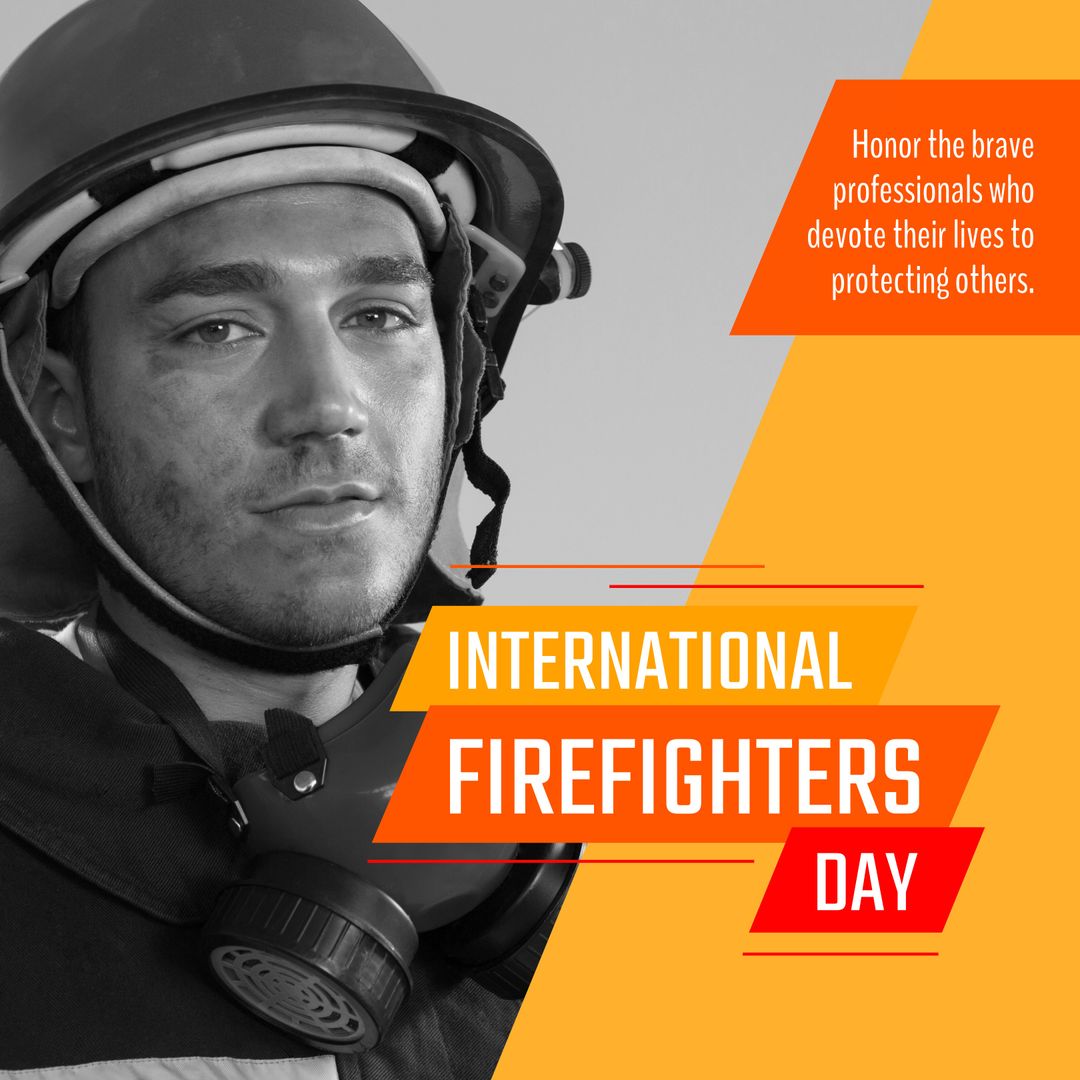 Brave Firefighter Commemorating International Firefighters Day