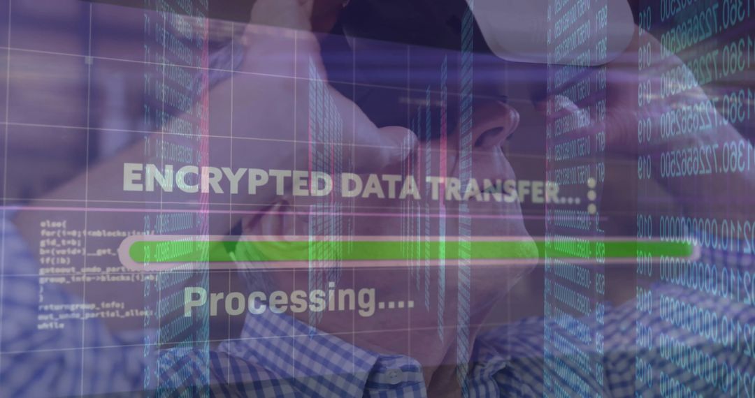 Data Processing and Virtual Reality Tech Interface Concept