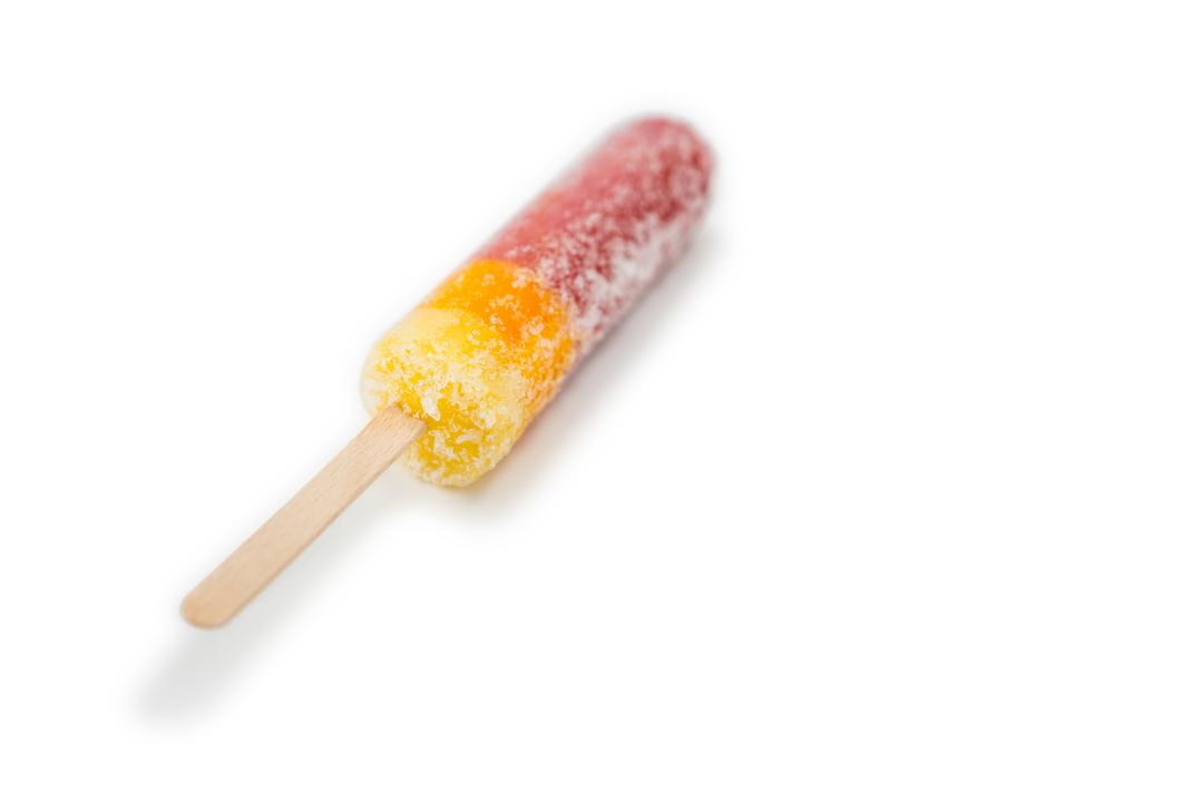 Close-up of Two Flavor Popsicle on White Background - Free Images, Stock Photos and Pictures on Pikwizard.com