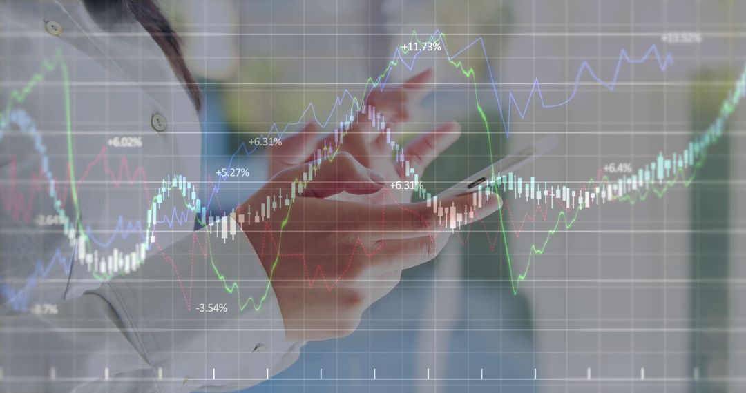 Person Analyzing Financial Graphs on Smartphone - Free Images, Stock Photos and Pictures on Pikwizard.com