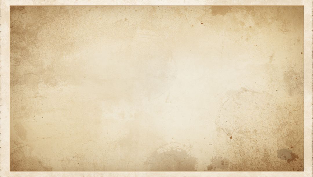 Vintage Aged Paper Showing Weathered Parchment Texture with Off-White Border and Watermarks