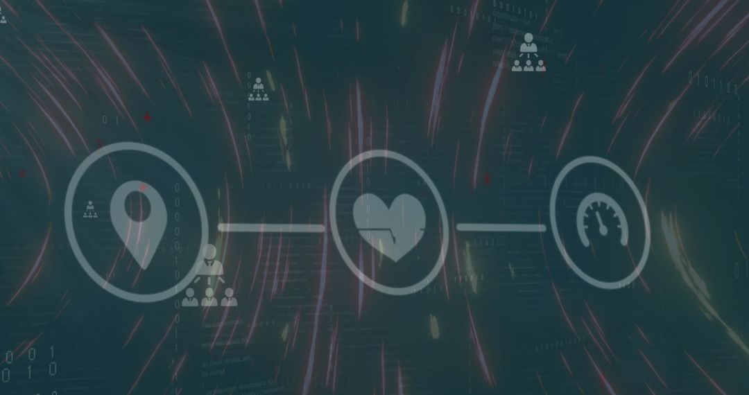 Innovative Technology Flowchart with Abstract Design