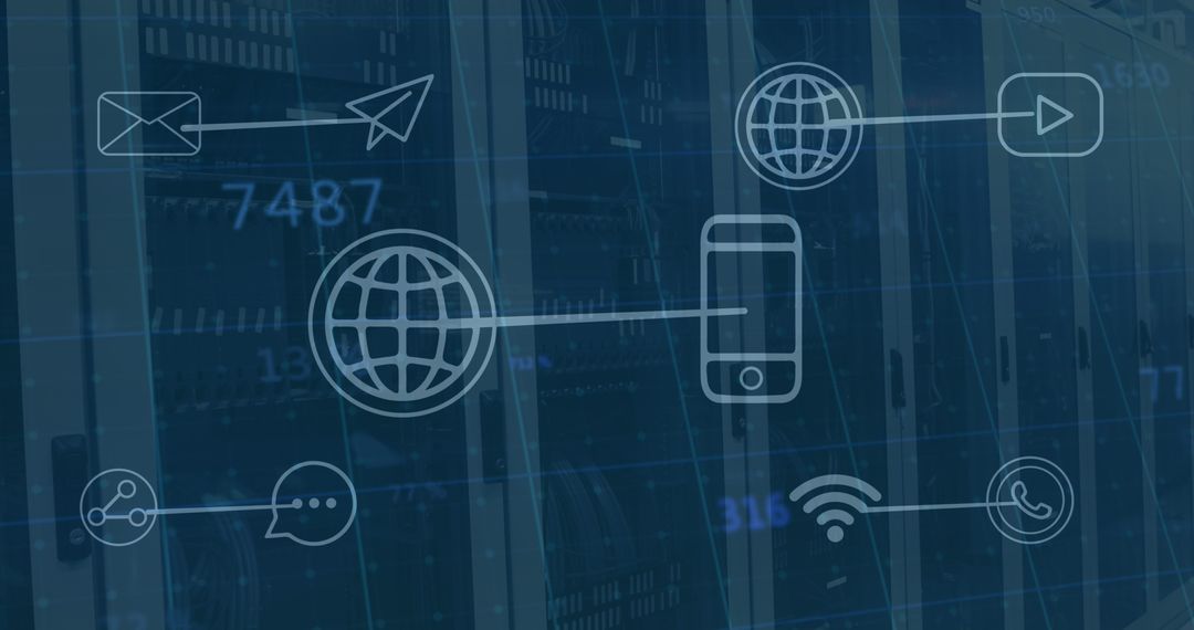 Digital Connectivity: Global Communication and Server Technology