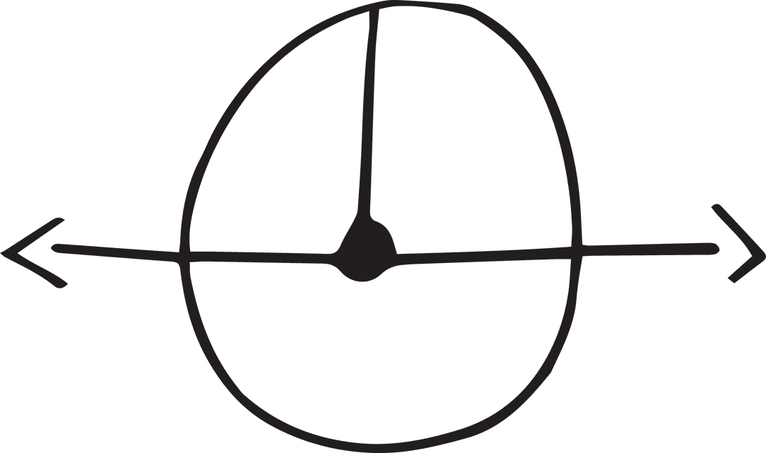 Abstract Black Pattern Design on Transparent Background