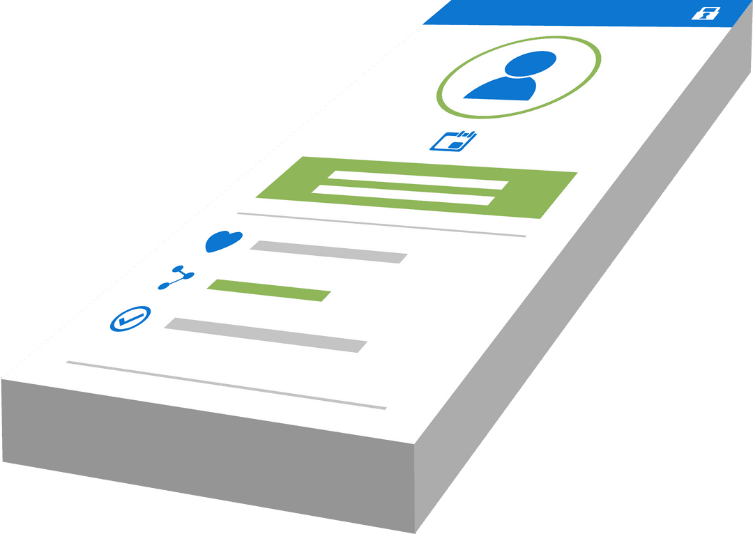 Digital Social Media Interface Glassy Vector Transparent Background