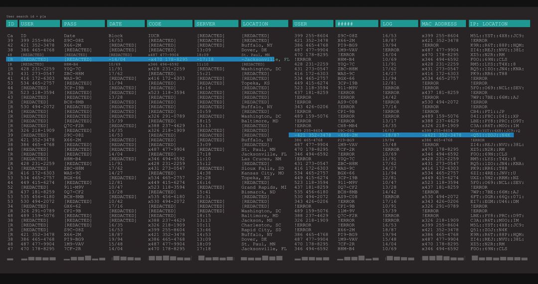 Digital Data Processing Screen with Key Metrics Display - Free Images, Stock Photos and Pictures on Pikwizard.com