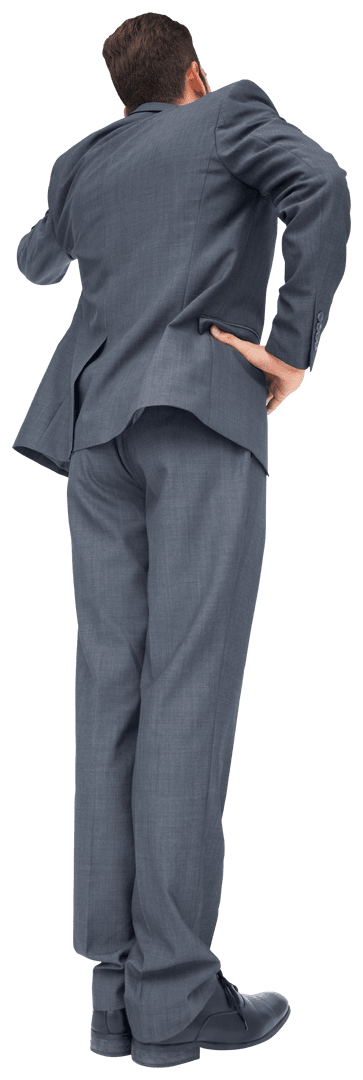 Businessman Hotshot Pose Transparent Background PNG