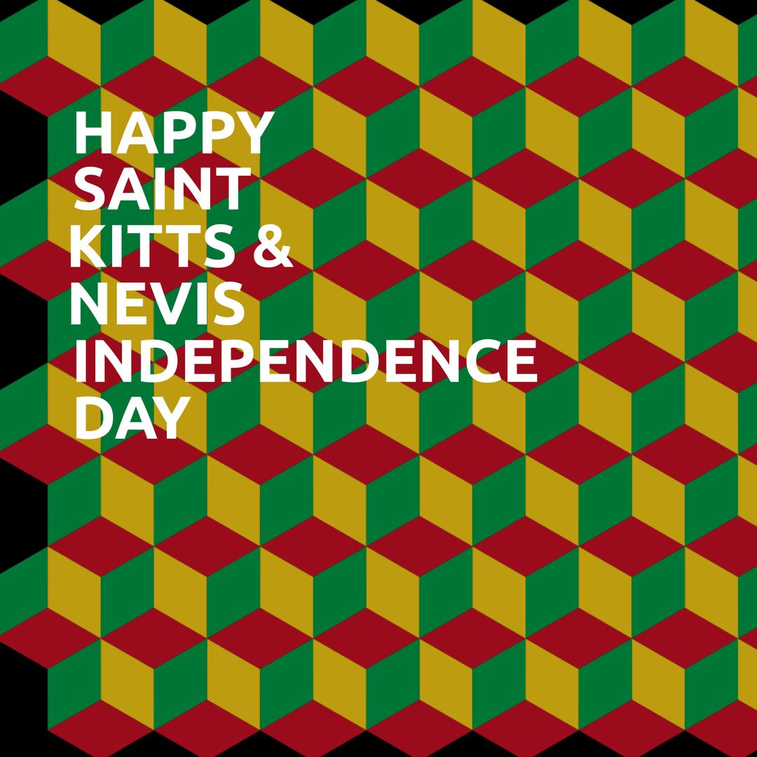 Saint Kitts and Nevis Independence Day Celebration Pattern