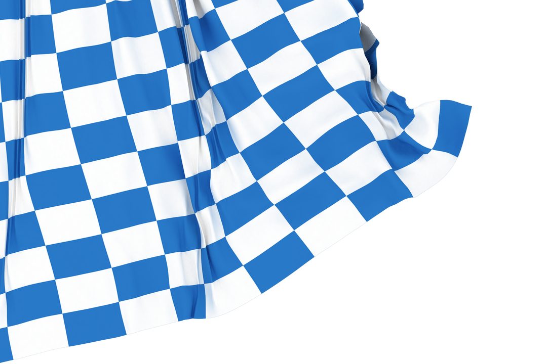 Transparent Blue and White Racing Flag on Checkered Background - Download Free Stock Images Pikwizard.com