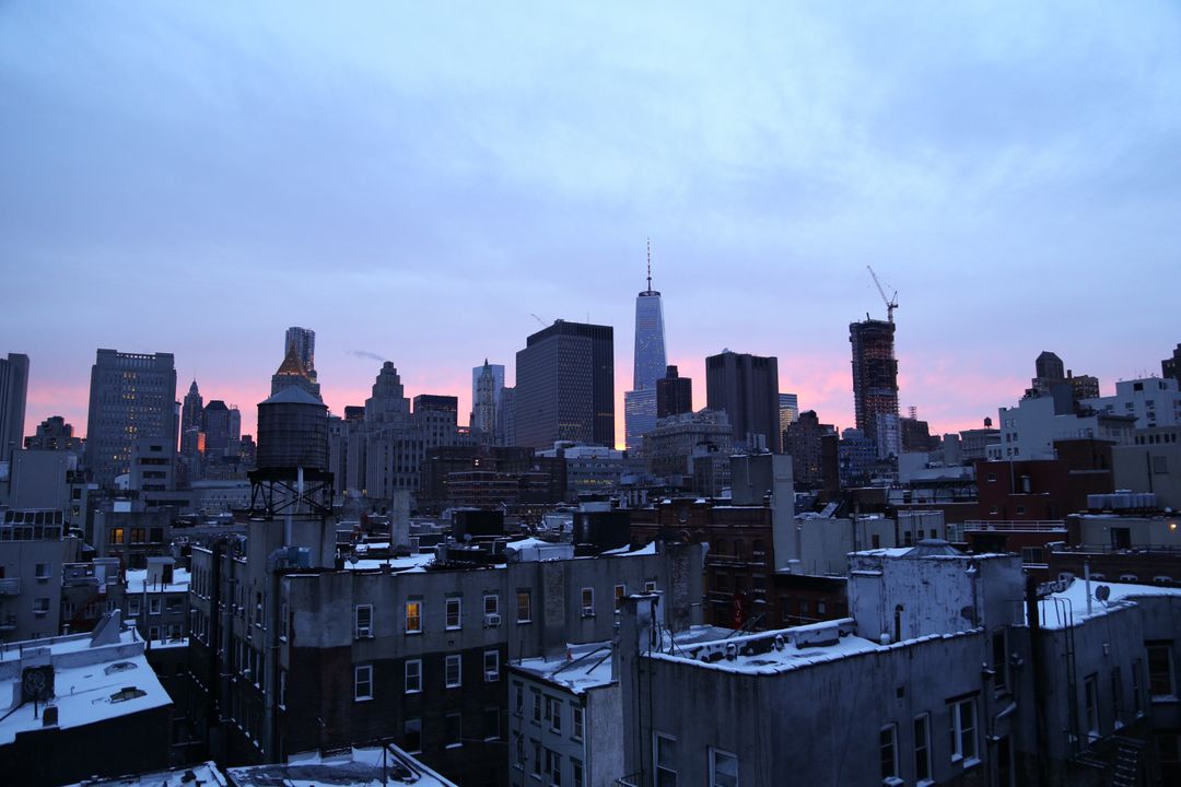 Photograph of City at Sunset - Free Images, Stock Photos and Pictures on Pikwizard.com