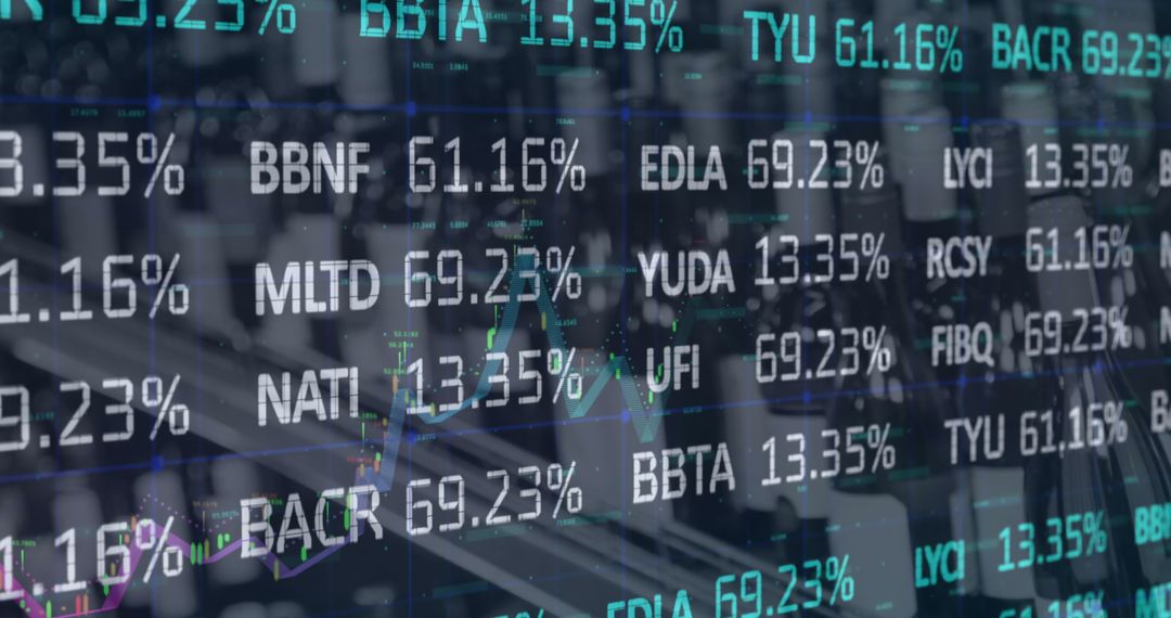 Financial Data Overlay on Retail Store Environment