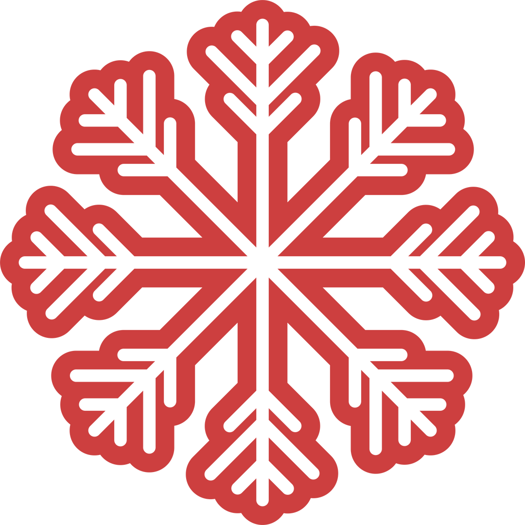 Transparent Christmas Snowflake Illustration on Red Transparent Background - Download Free Stock Images Pikwizard.com