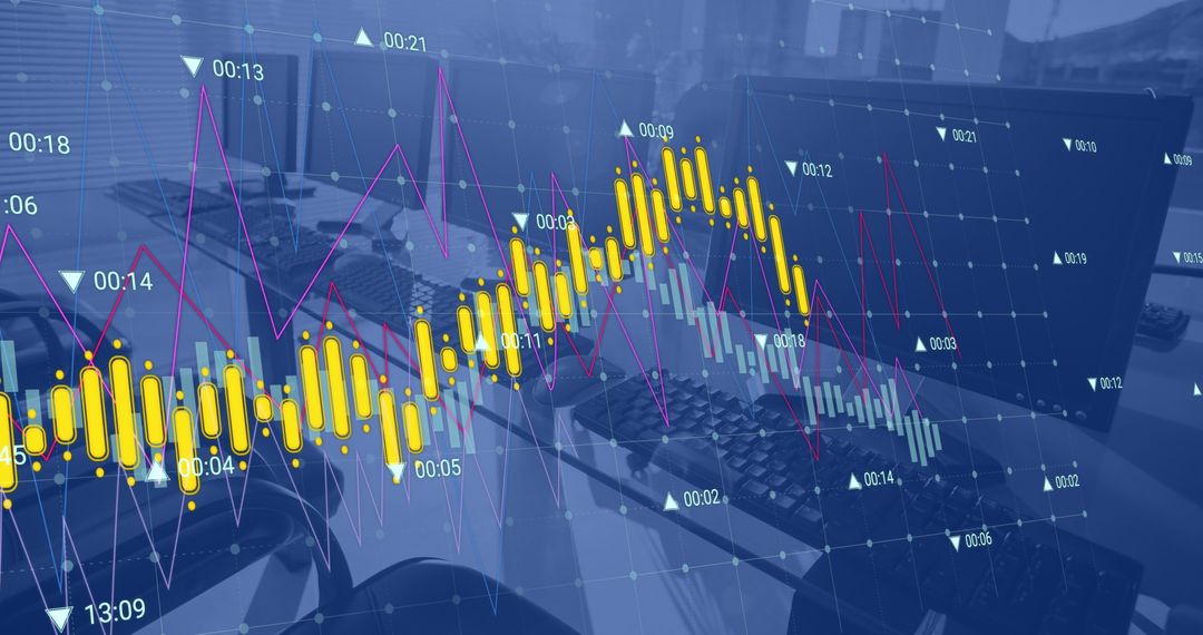 Financial Data Analysis with Stock Market Graph Overlay