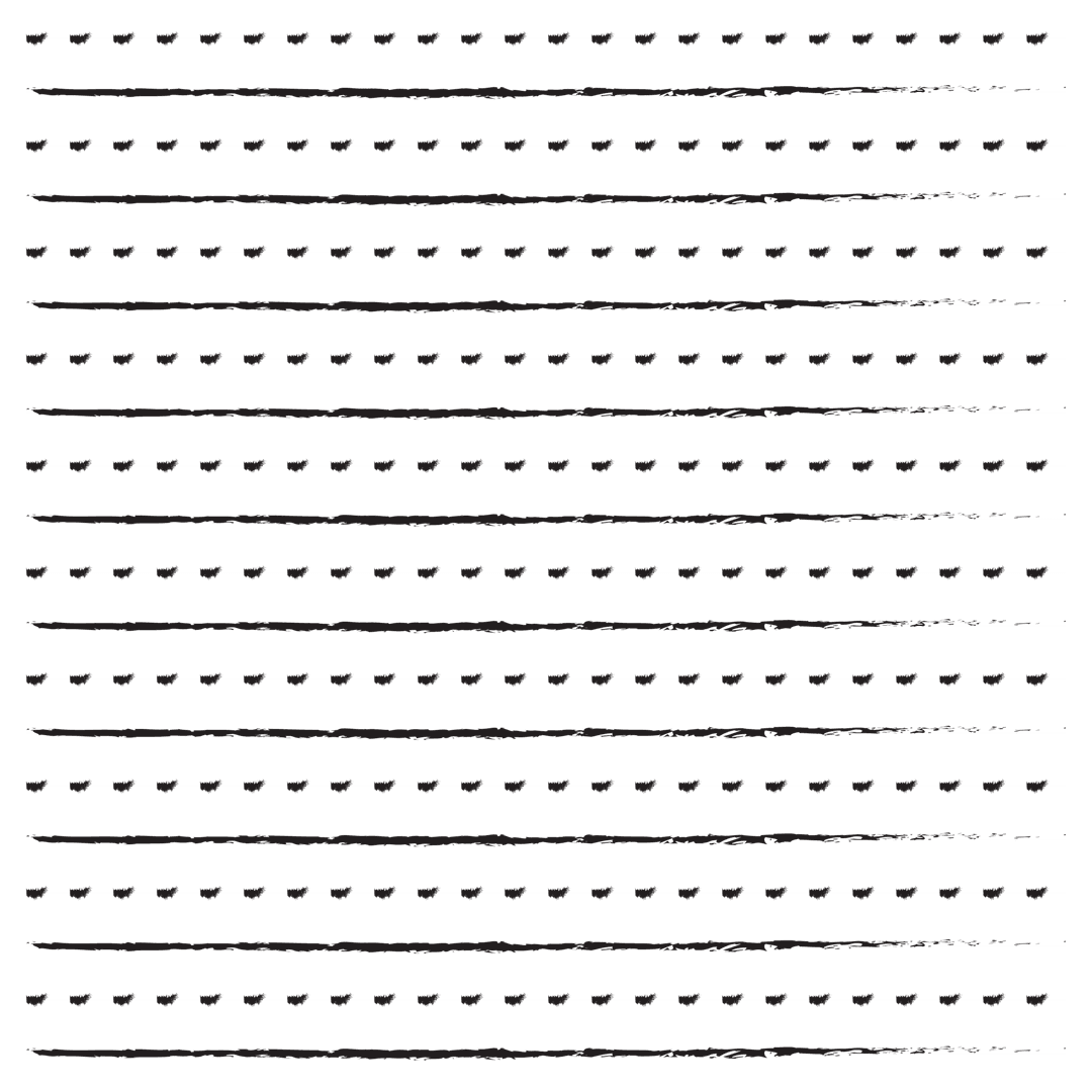Black Abstract Linear Pattern on Transparent Background
