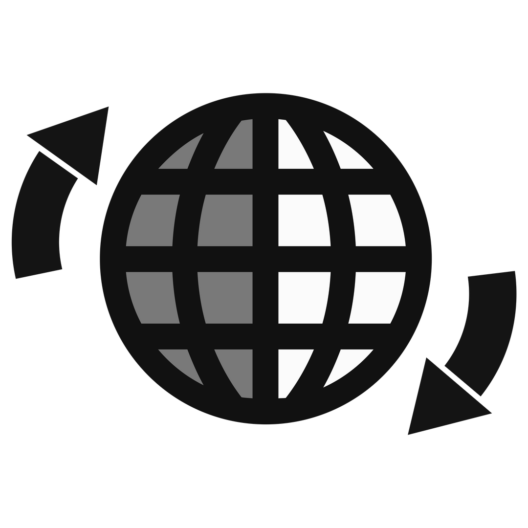 Abstract Digital Globe with Arrows on Transparent Background - Download Free Stock Images Pikwizard.com