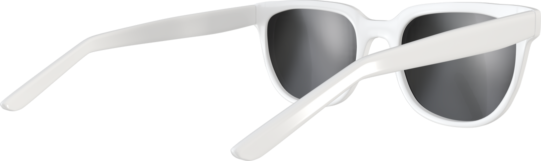 Transparent White Framed Sunglasses on Clear Background - Download Free Stock Images Pikwizard.com