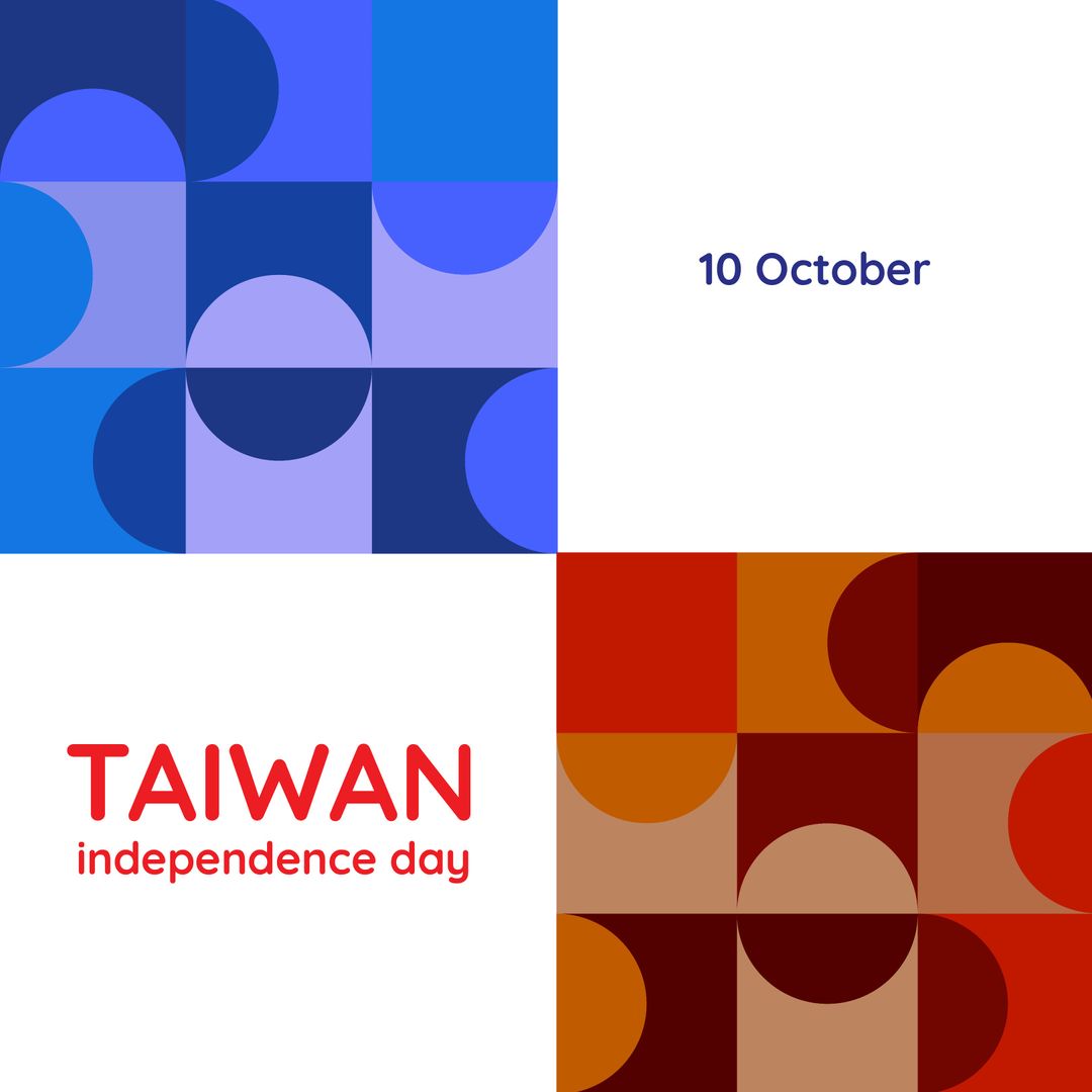 Vector Design Taiwan Independence Day October 10 Celebration