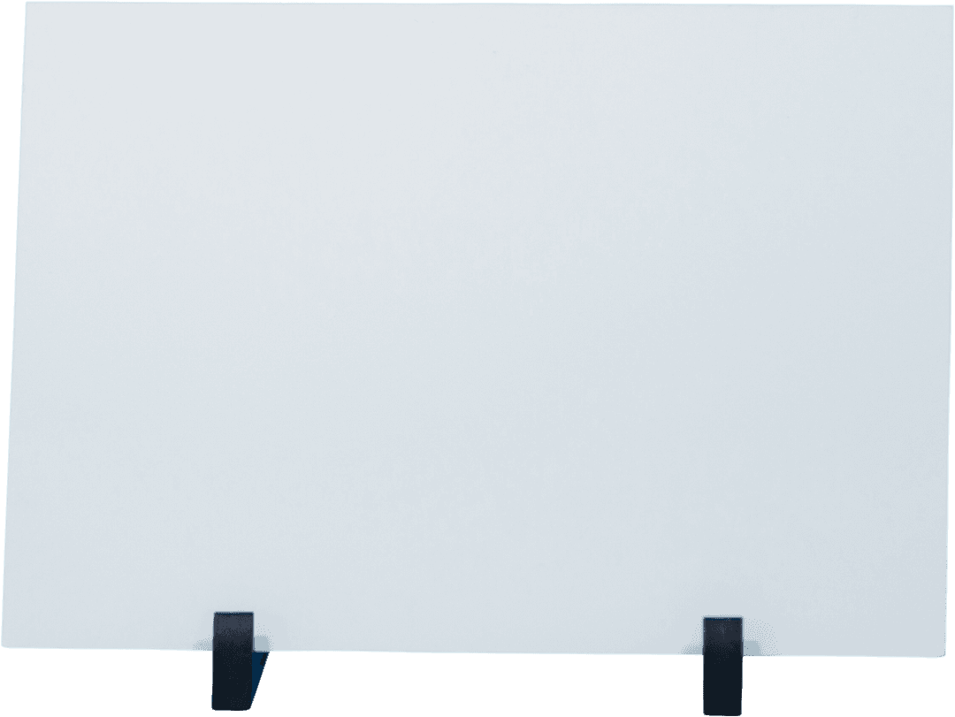 Blank Banner Display Stand Transparent Background