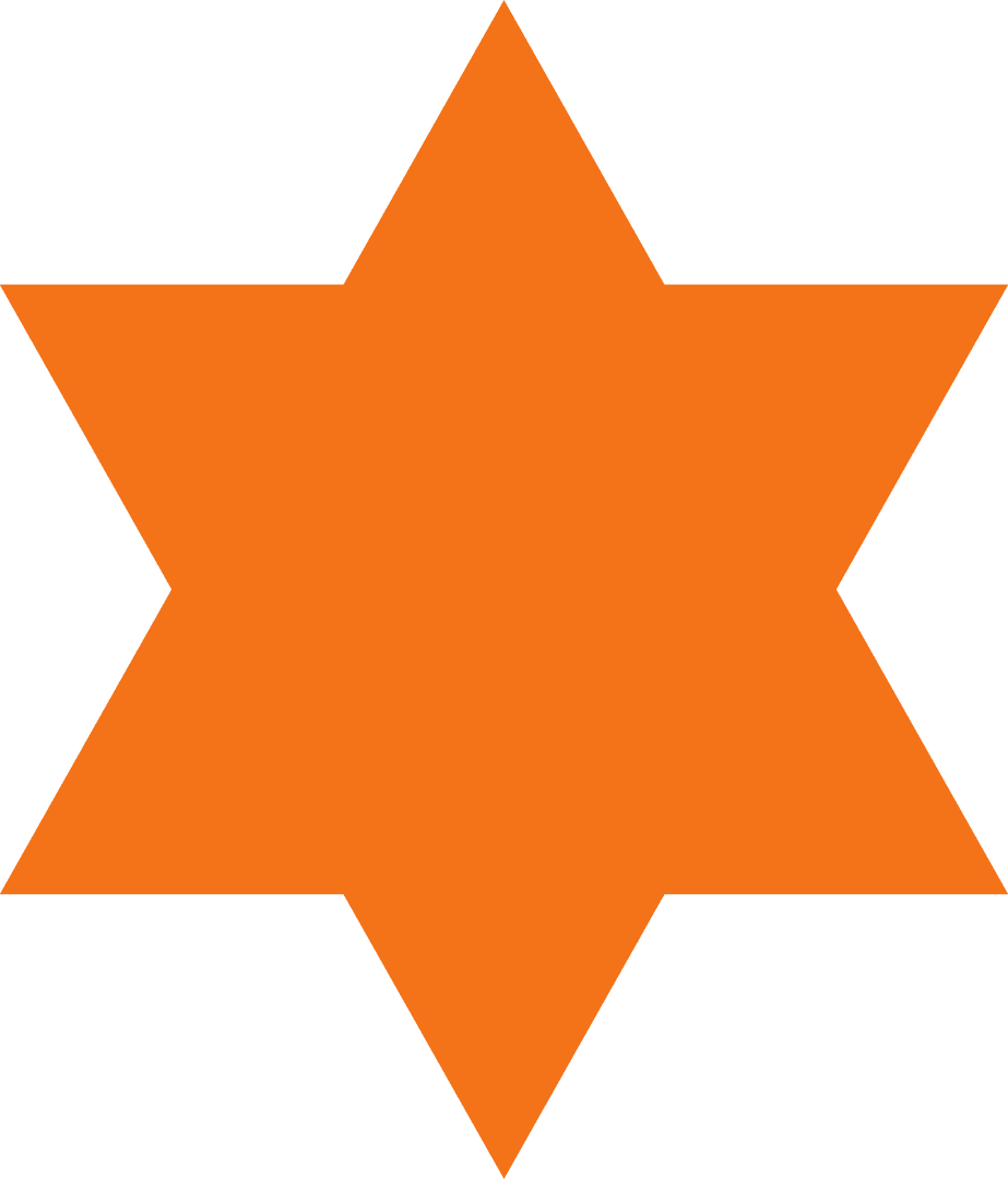 Orange Eight-Pointed Star Shape on Transparent Canvas - Download Free Stock Images Pikwizard.com