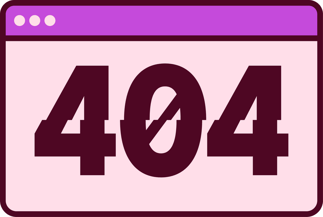 404 Error Code Design in Transparent Browser Window - Download Free Stock Images Pikwizard.com