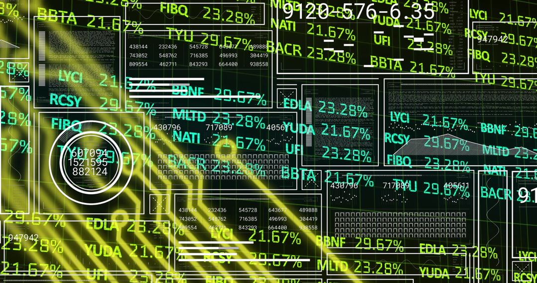 Digital Binary Code with Financial Data Representation - Free Images, Stock Photos and Pictures on Pikwizard.com