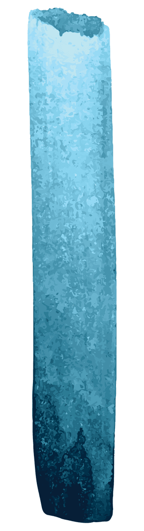 Abstract Blue Gradient Artistic Brushstroke Illustration