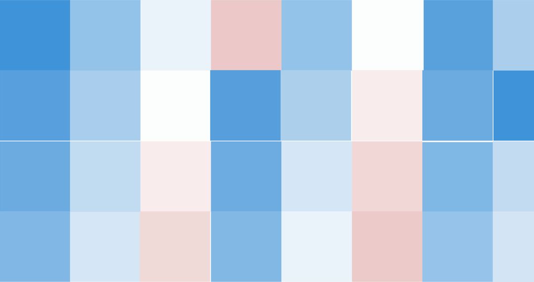 Abstract Colorful Geometric Pattern with Red, Blue, and White Squares