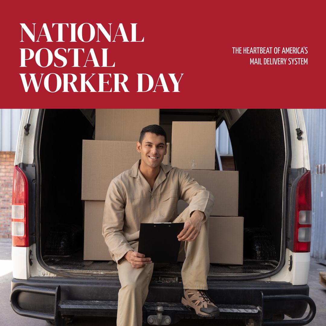 Celebrating National Postal Worker Day with Smiling Delivery Man