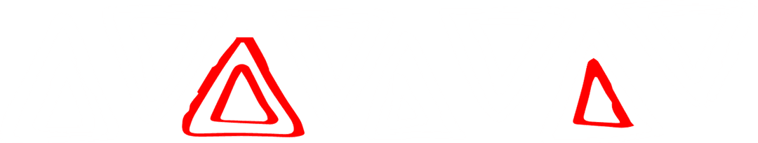 Abstract White and Red Triangles on Transparent Background