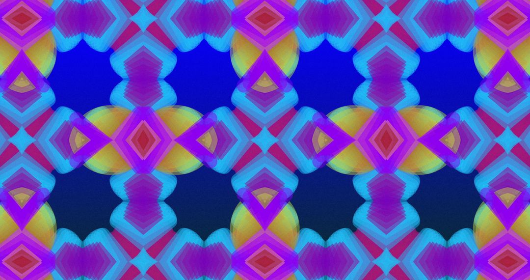 Hypnotic Kaleidoscope Patterns in Vivid Colors
