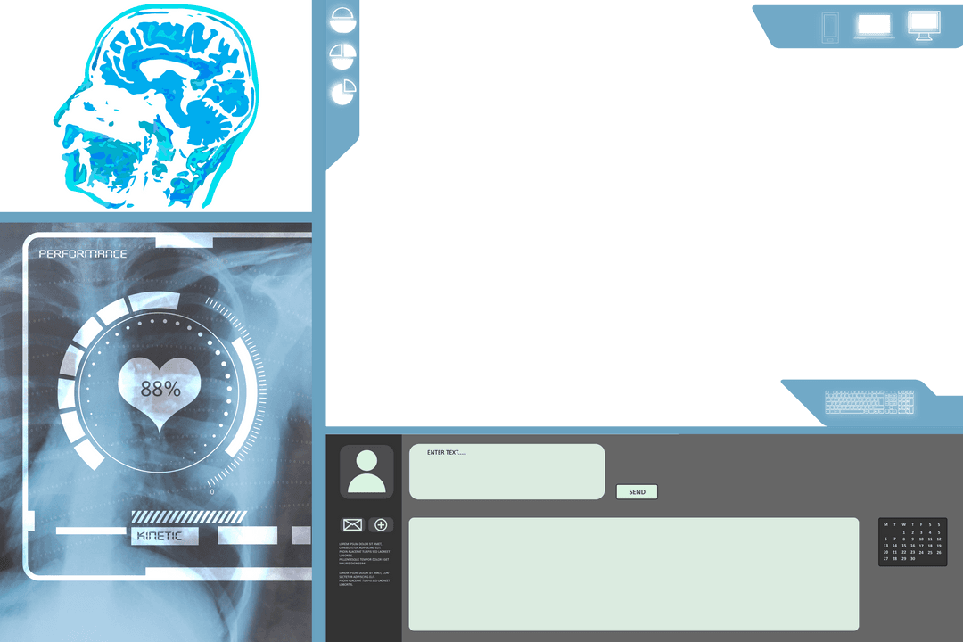 Digital Medical Interface with Transparent Interactive Display