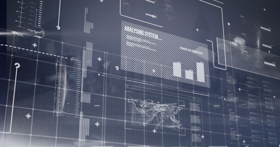 futuristic digital interface with global networking concepts - Free Images, Stock Photos and Pictures on Pikwizard.com