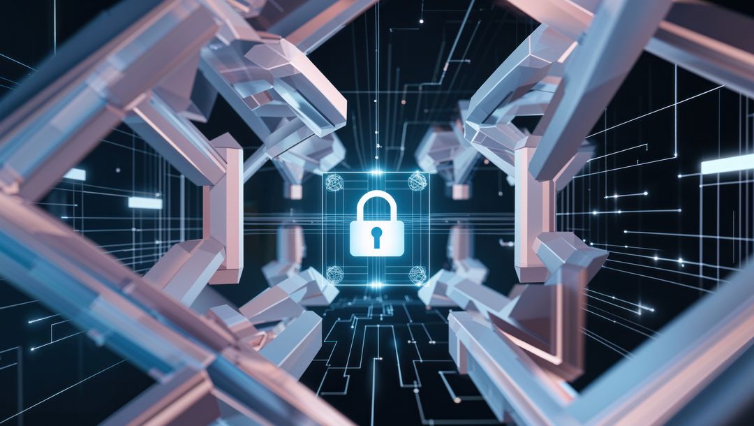 AI-Generated Robotic Security Technology Concept