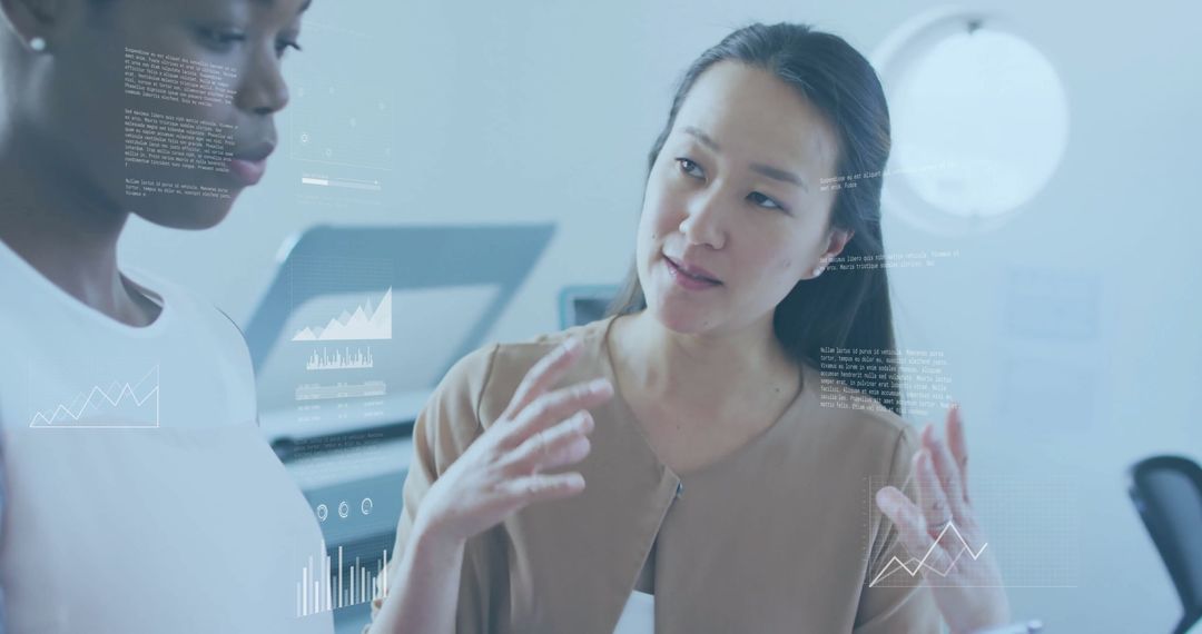 Diverse Professionals Analyzing Business Data in Office Meeting