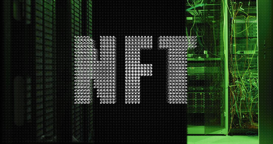 NFT Technology in Modern Data Server Room